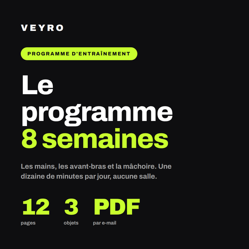 Couverture du programme VEYRO 8 semaines