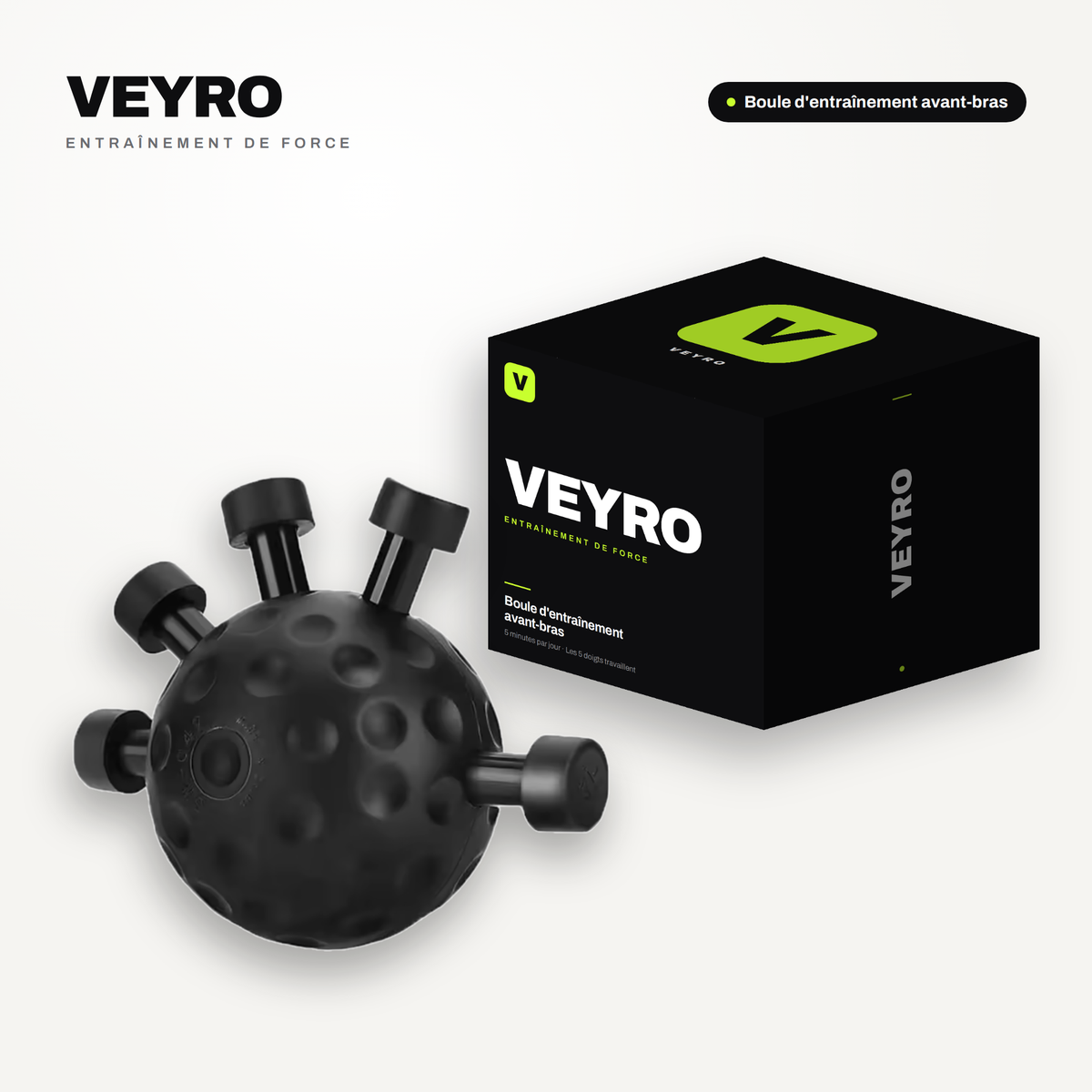 VEYRO — Boule d'entraînement avant-bras